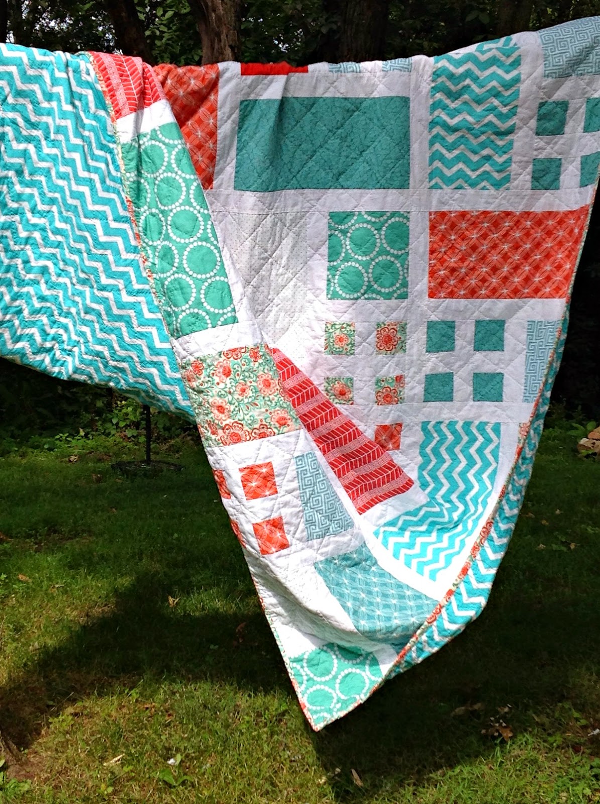 Jane's Fabrics and Quilts College Quilt Gifted