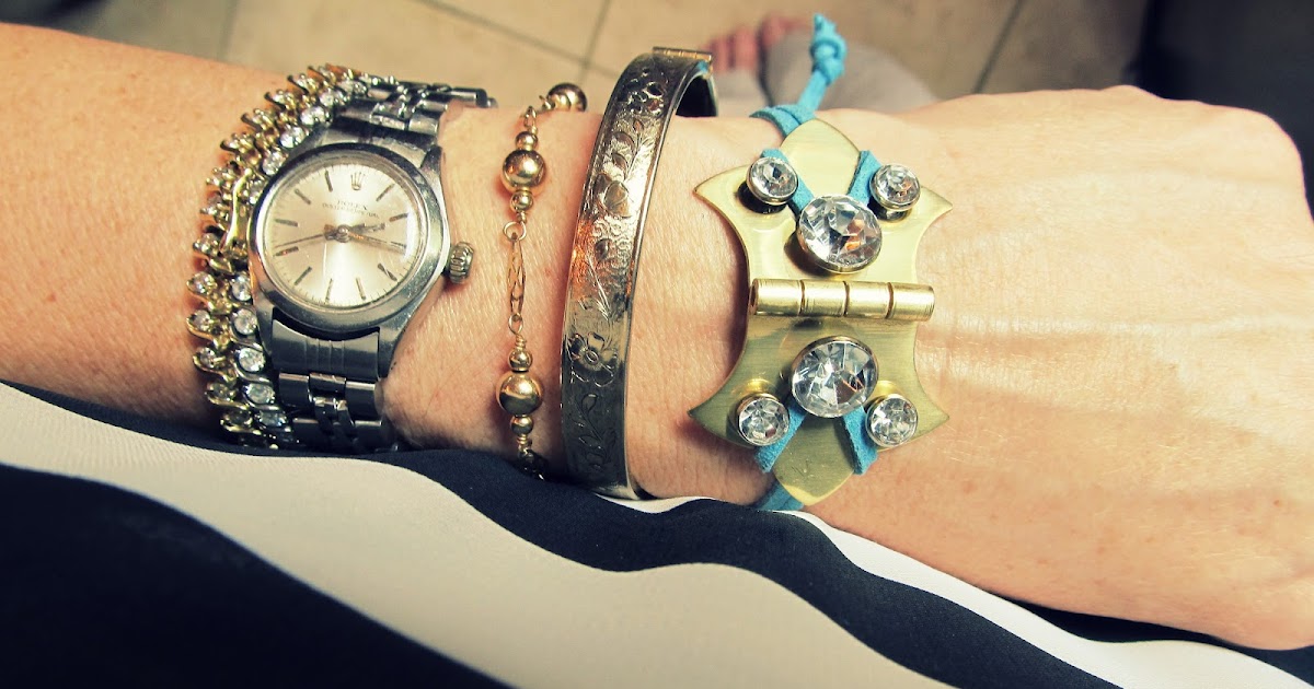 WobiSobi Rhinestone, Hinge Bracelet DIY.