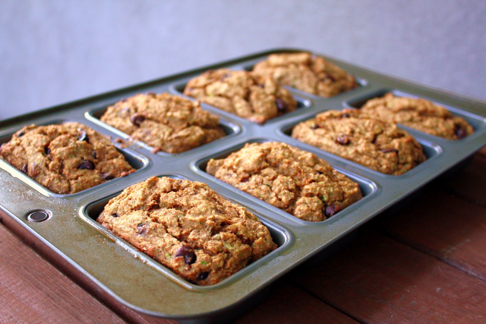 The Createry Shop DairyFree Zucchini Chocolate Chip Muffins (With No
