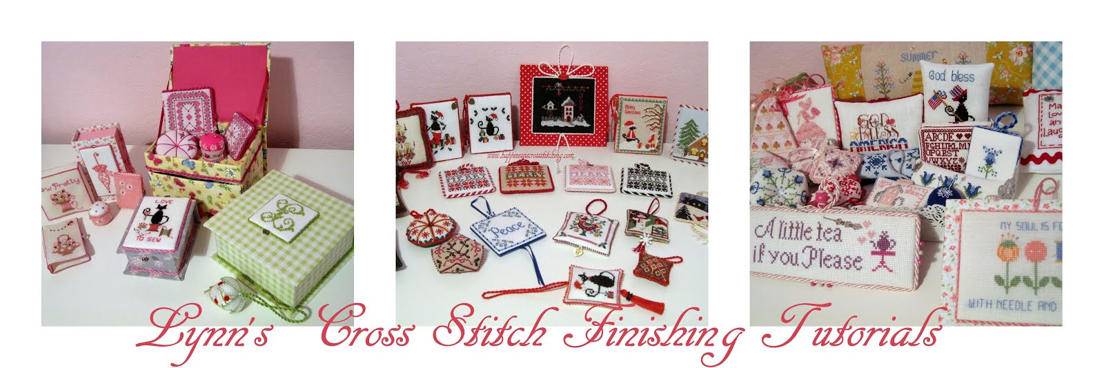                        Lynn B 's finishing instructions for cross stitch                       