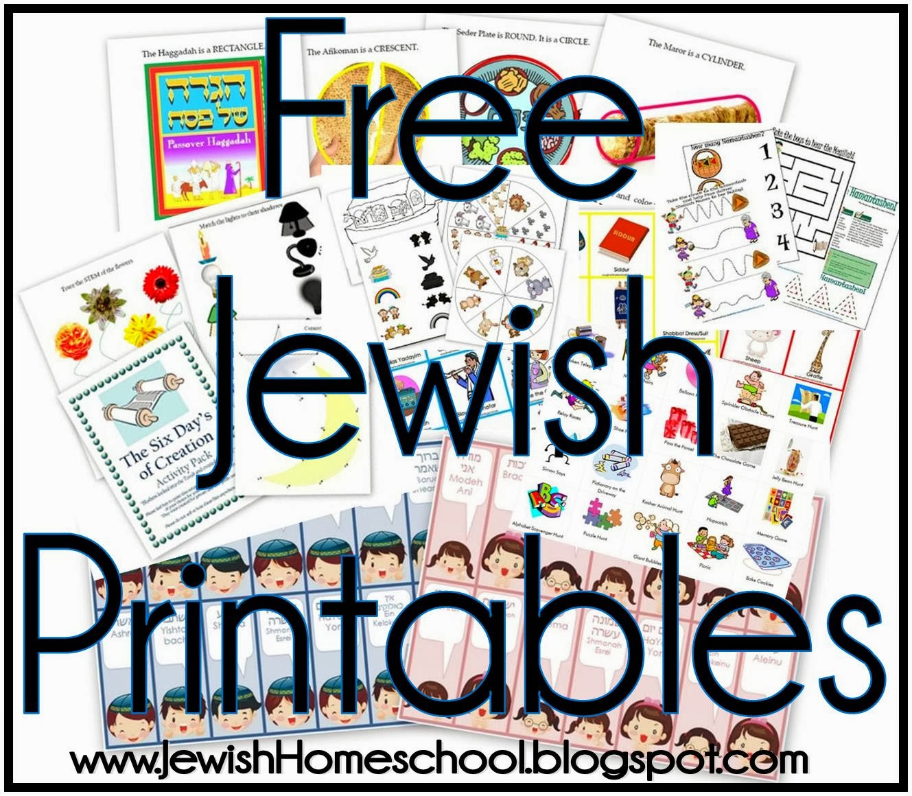 FREE Jewish Printables and Activity Packs