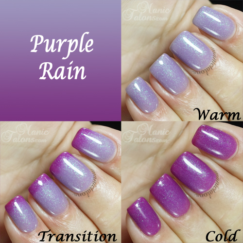 BMC Gel Polish Purple Rain Swatch