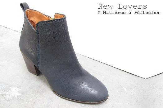 Low boots cuir New lovers