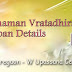 Shri Vardhaman Vratadhiraj Udyapan Details for 14th Jan. 2014