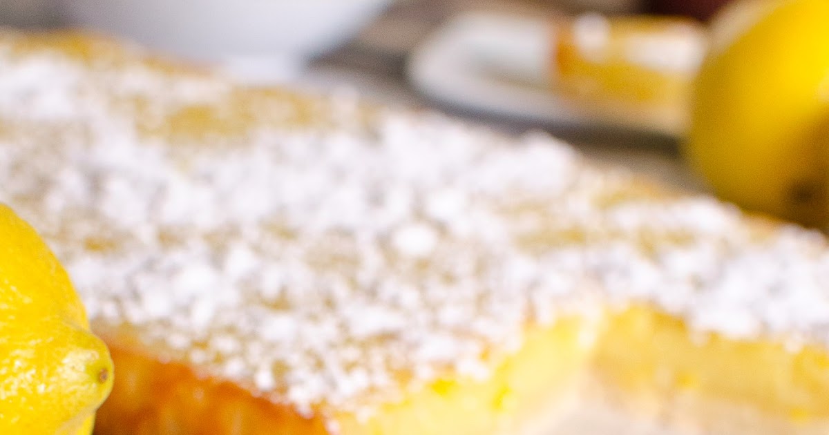 Margaritas In The Rain Lemon Lilikoi Bars