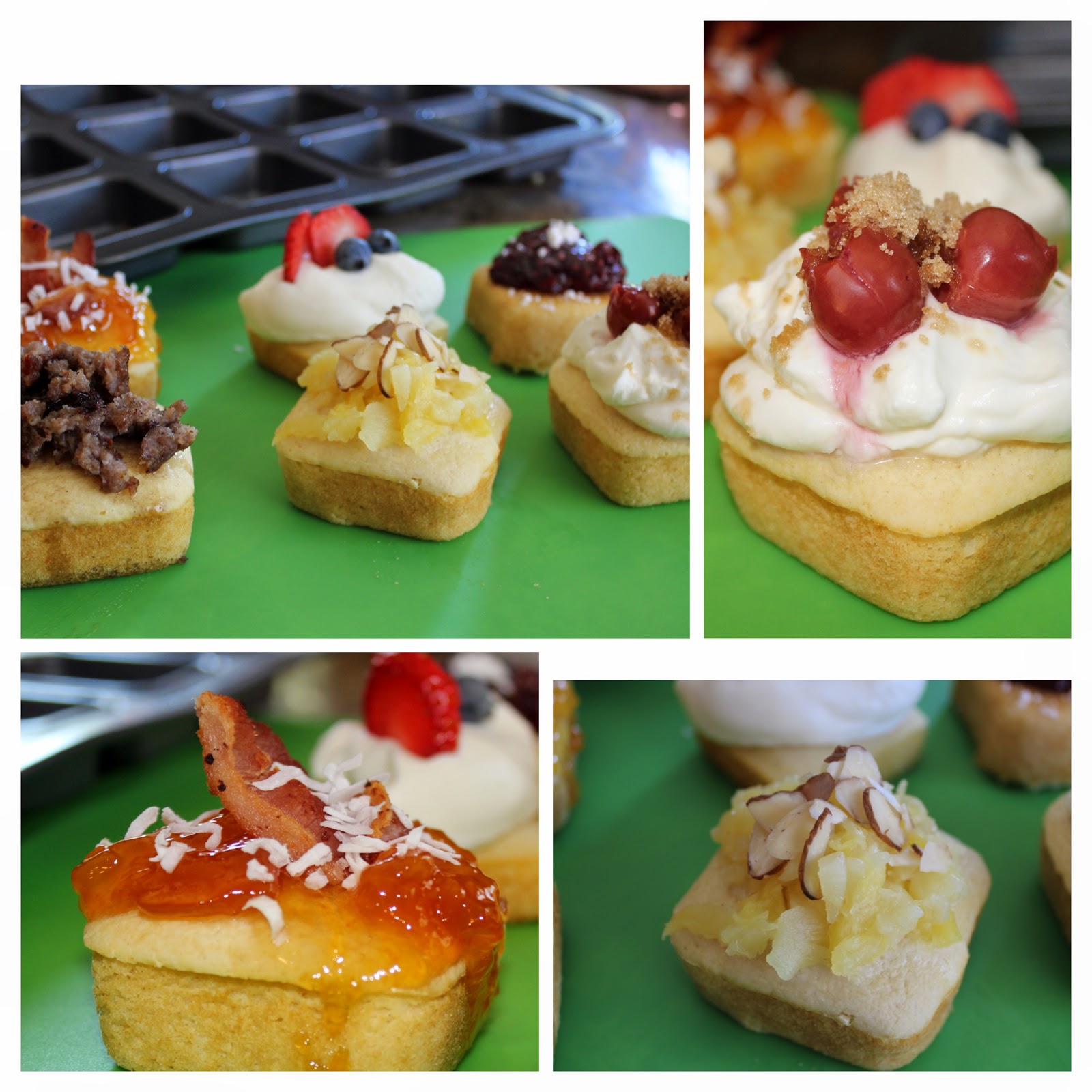 37 Cooks Pancake Squares with Assorted Toppings