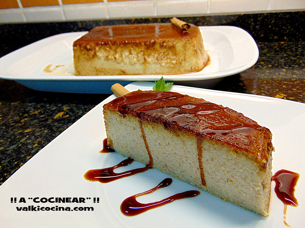 PUDIN DE PAN DE MOLDE INTEGRAL CON MANZANA Y CANELA ¡¡A COCINEAR