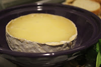Brie with top rind removed