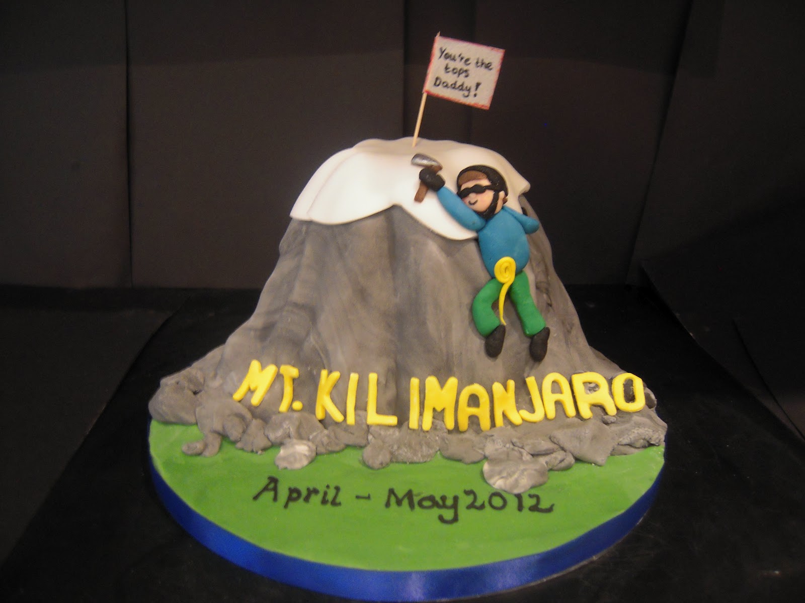 Eileen Atkinson's Celebration Cakes Mountain Climber Novelty Cake (MT