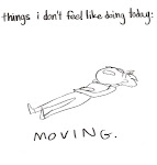 Things i don't feel like doing