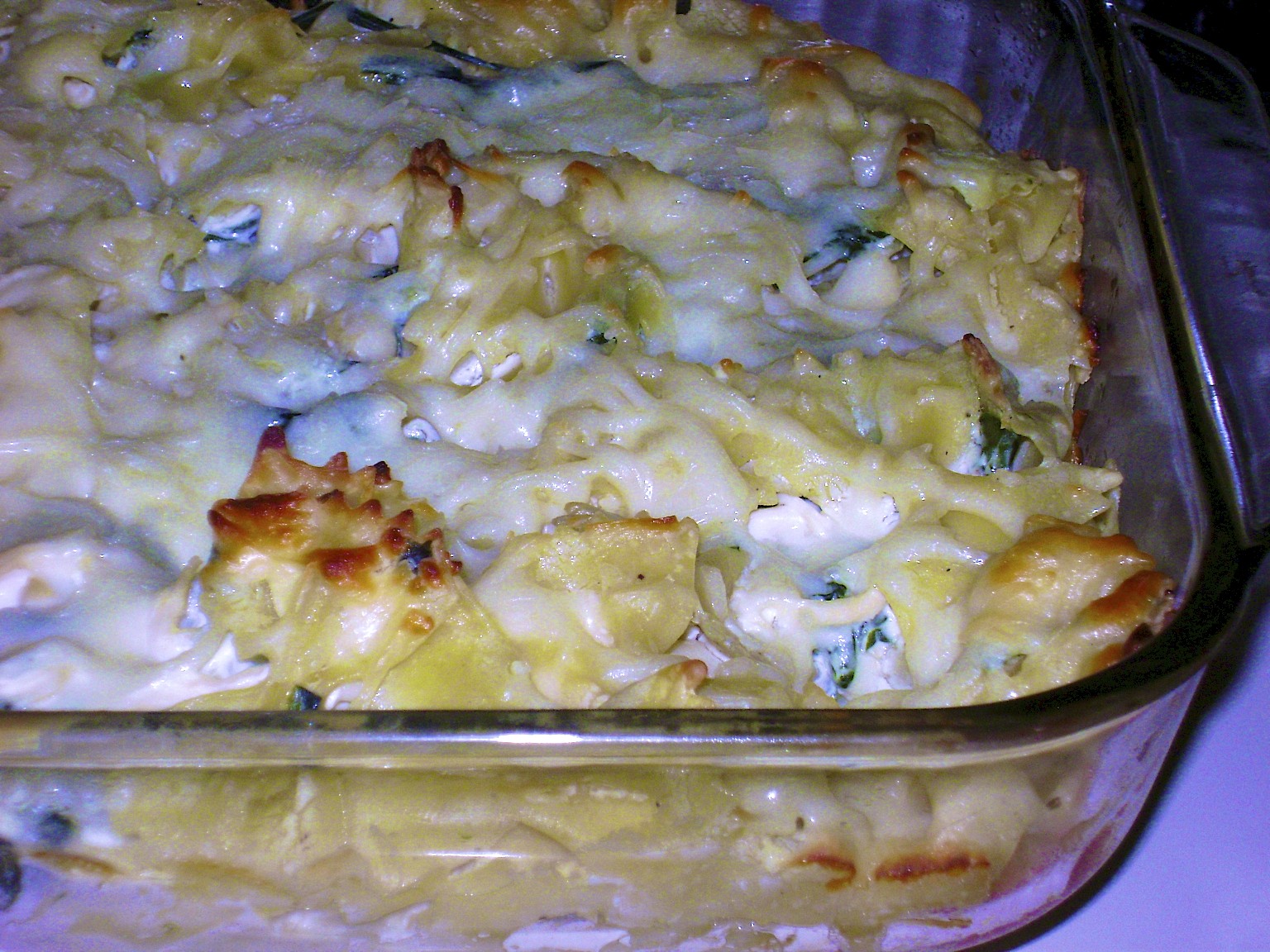 Hanging On By A Thread Chicken Florentine Bowtie Pasta