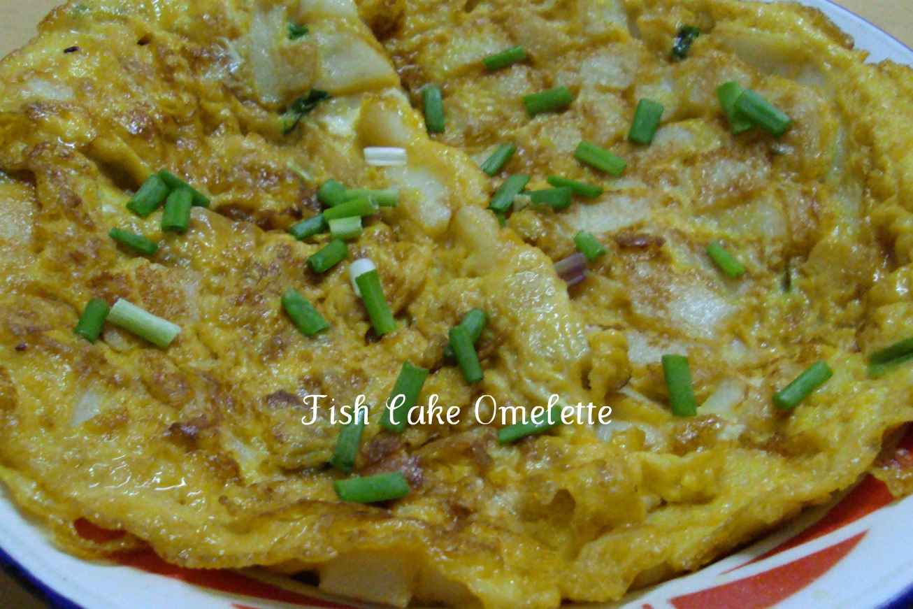 Fish Cake Omelette
