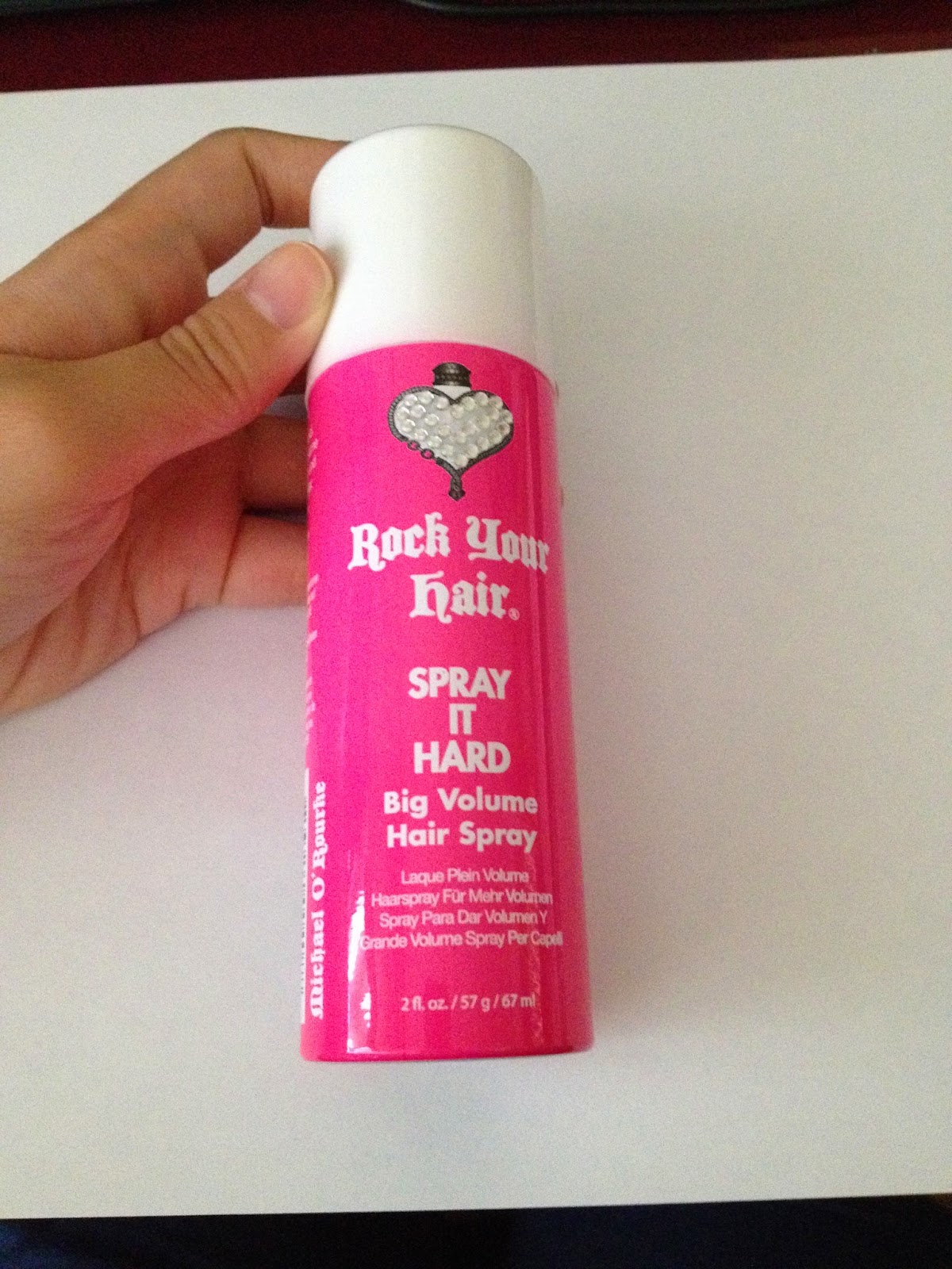 Intrice Blog Review Rock Your Hair "Spray It Hard Big Volume Hair Spray"
