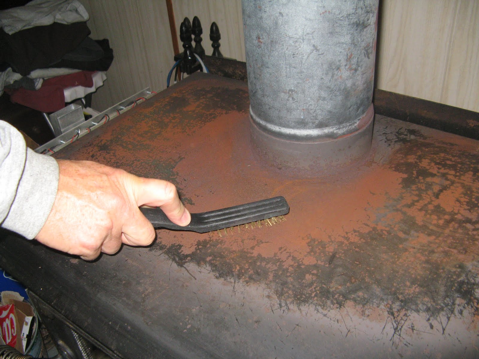 Powell River Books Blog Woodstove Refinishing