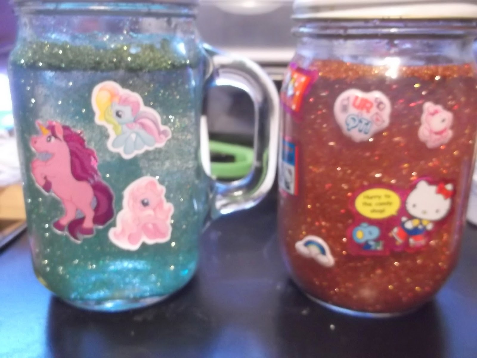 Rara's Jewels Stress Relief Glitter Jars