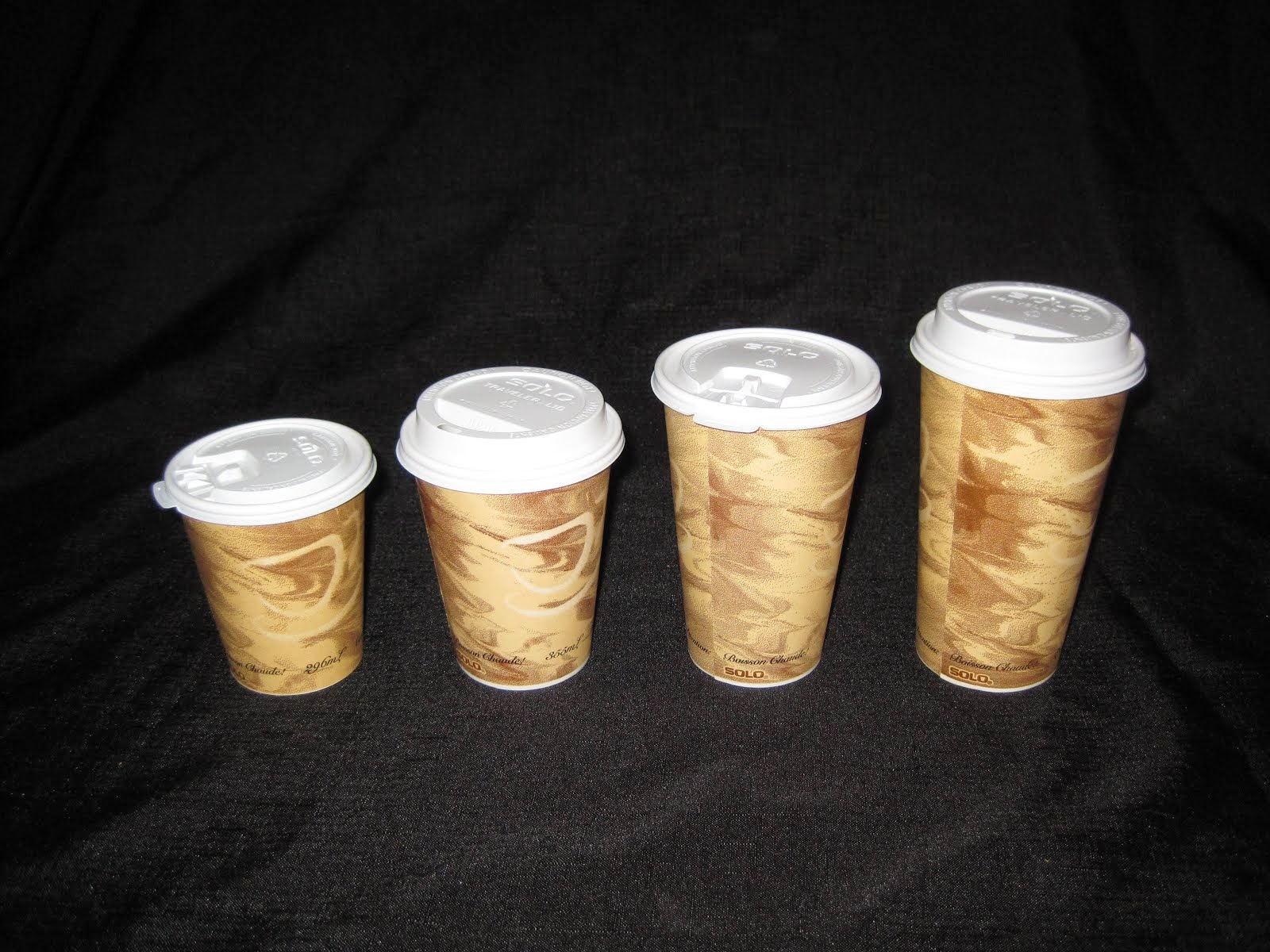 Paper Coffee Cups and lids - 10,12,16,20 oz sizes all stocked