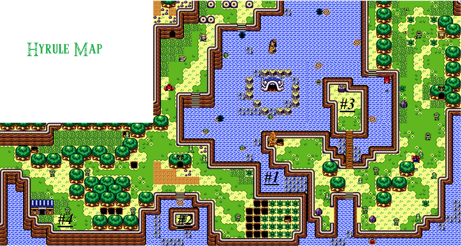 Hyrule Map: Detonando! The Legend of Zelda: Link's Awakening - Parte 1:  Onde fica a Tail Key e onde colocá-la?