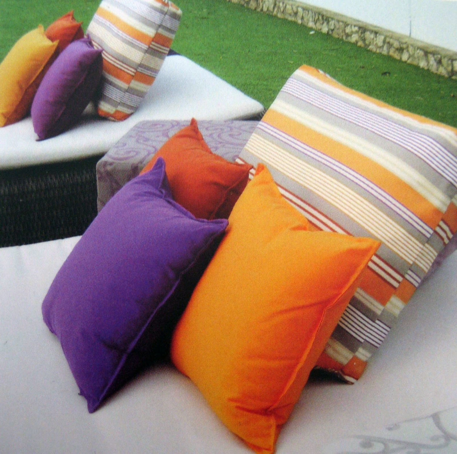 Ideas ALADRO I PUIG Confección de cojines de exterior