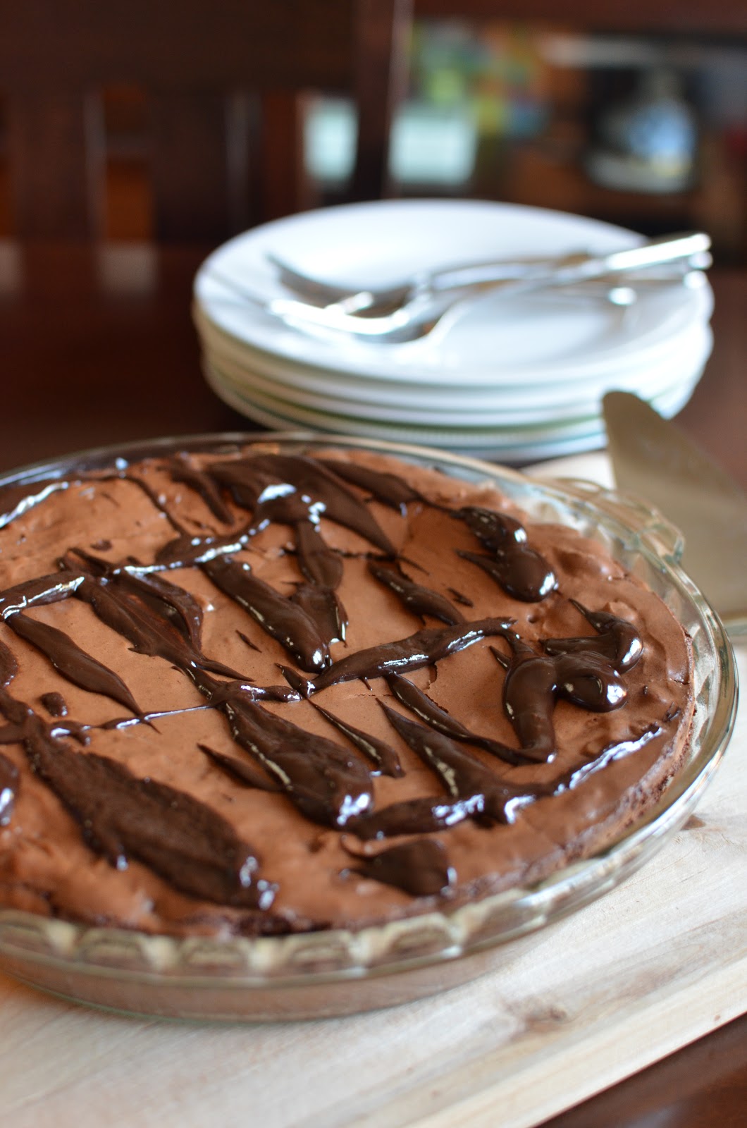 Playing with Flour No crust, nofuss brownie pie this Thanksgiving
