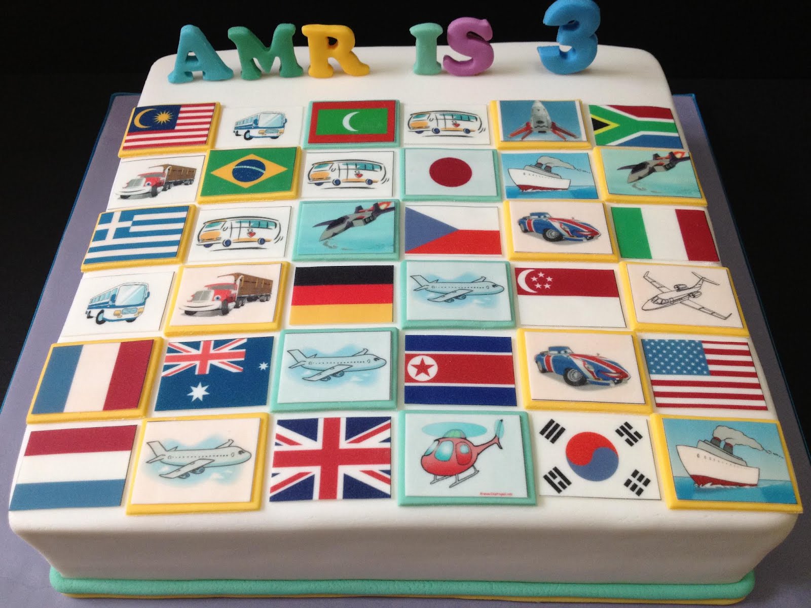 Liez Cakes And Etc Flags cake
