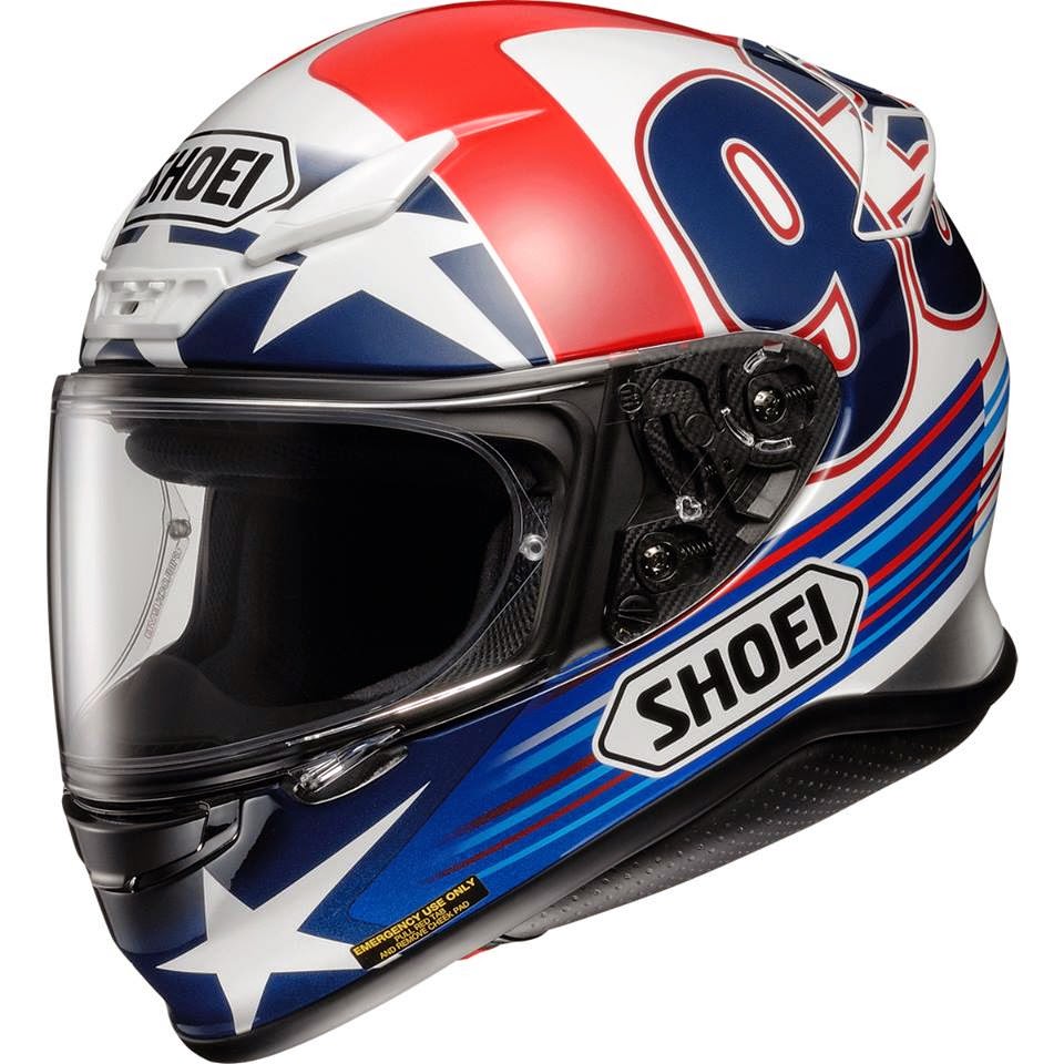 Racing Helmets Garage Shoei NXR Replica Marc Márquez Indianapolis 2014 (2015 Collection)