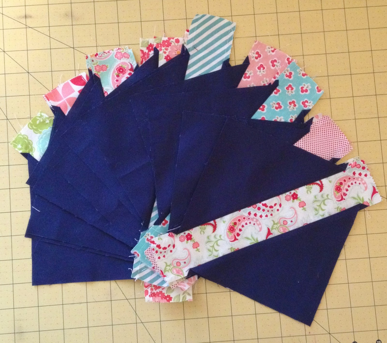 Meadow Mist Designs Irish Chain Twist Quiltalong Improv Piecing Units