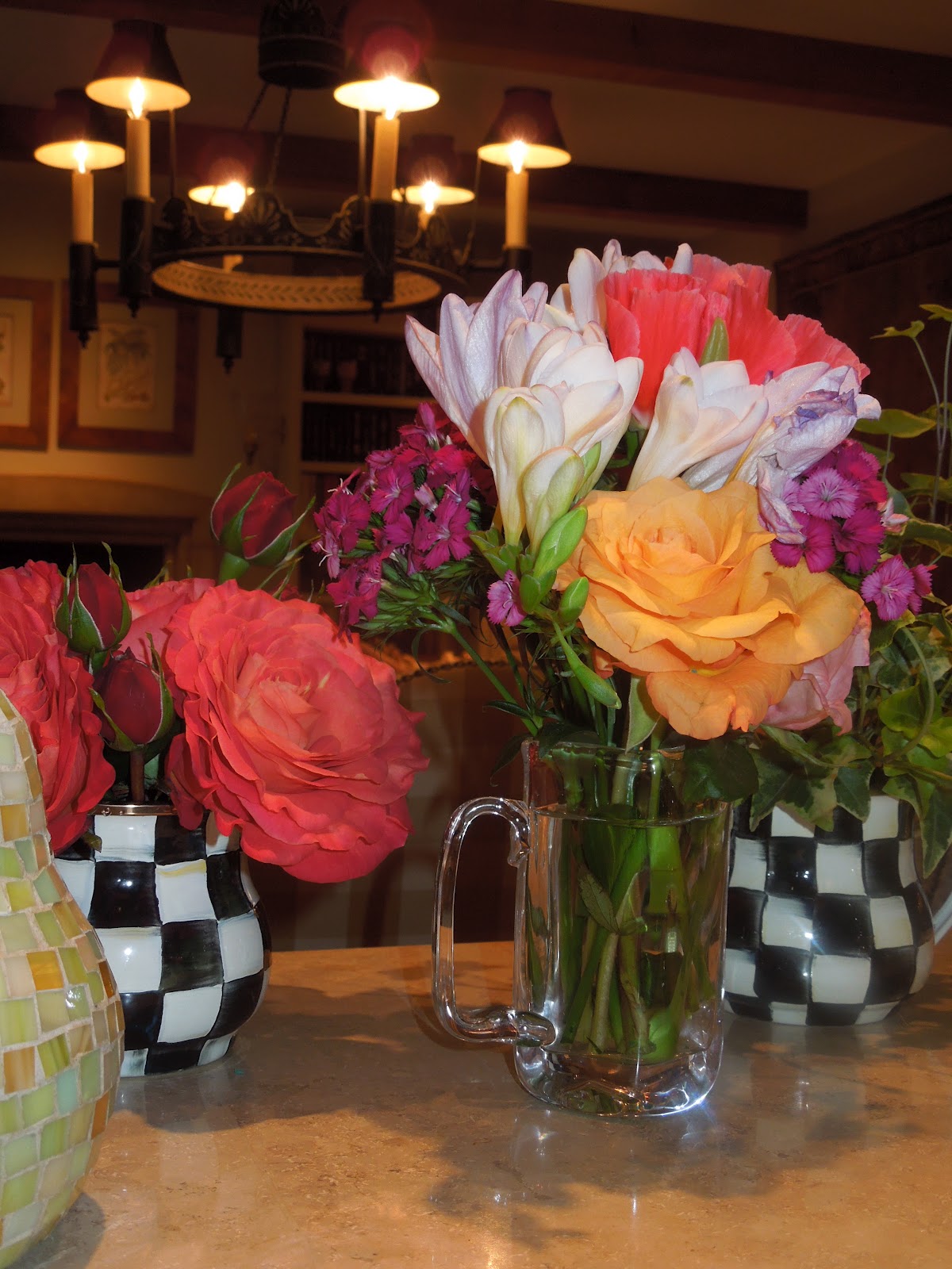 The French Tangerine leftover flowers