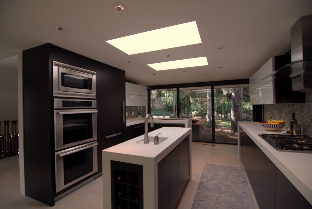 White Wenge Modern Kitchen Remodel Enzy Design Utah Interior Design