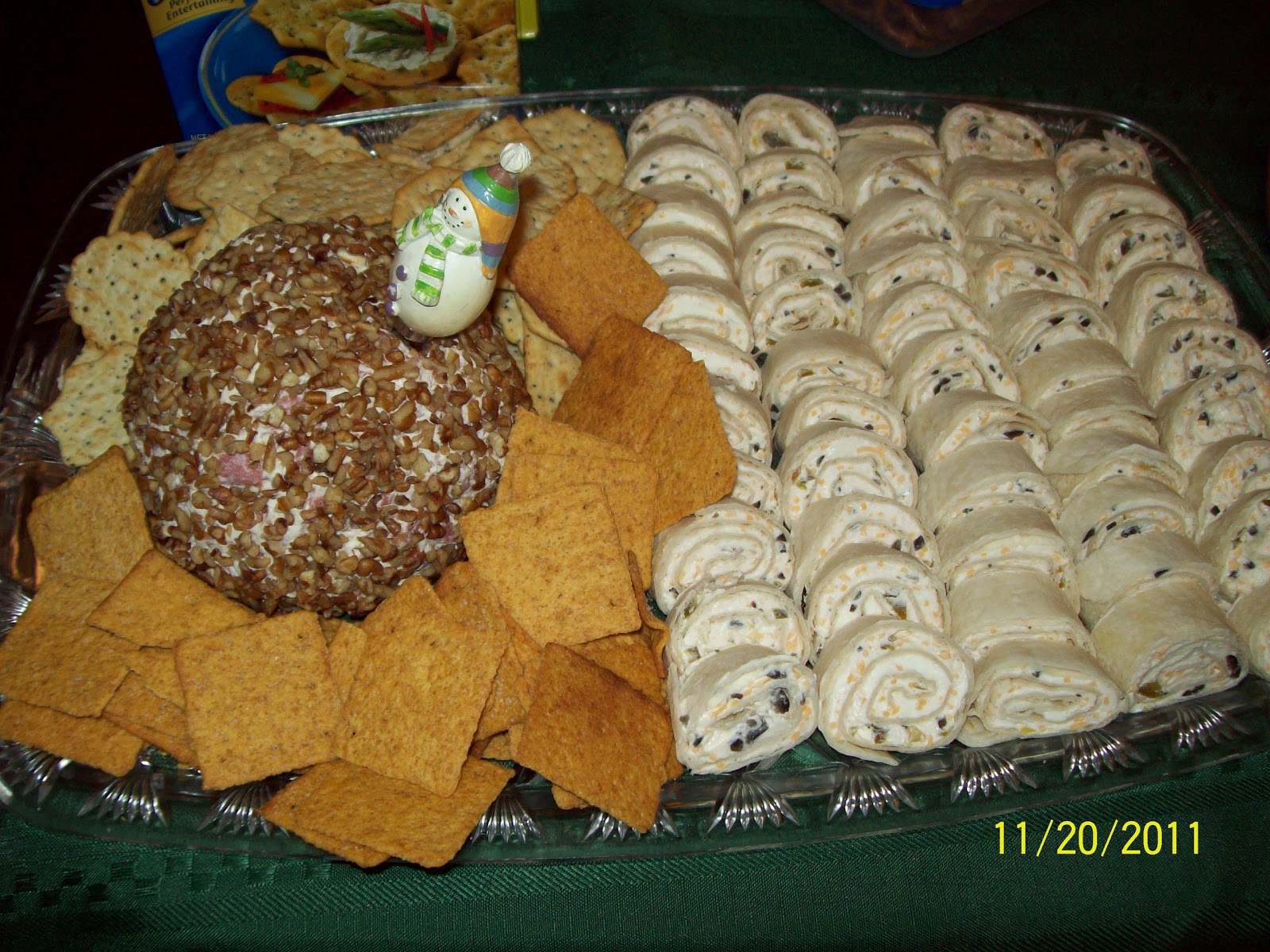 Crazy for Cookies and more Appetizers from Church Decorating party