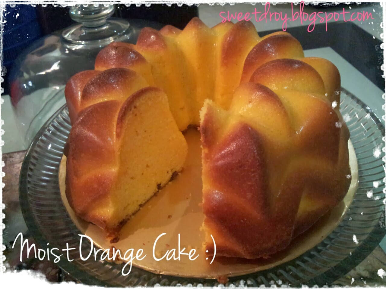 Semanis Rasa..... Kek Oren Lembab atau Moist Orange Cake