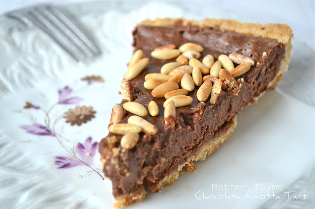 Chocolate Ricotta Tart | www.motherthyme.com Chocolate Ricotta Tart | www.motherthyme.com