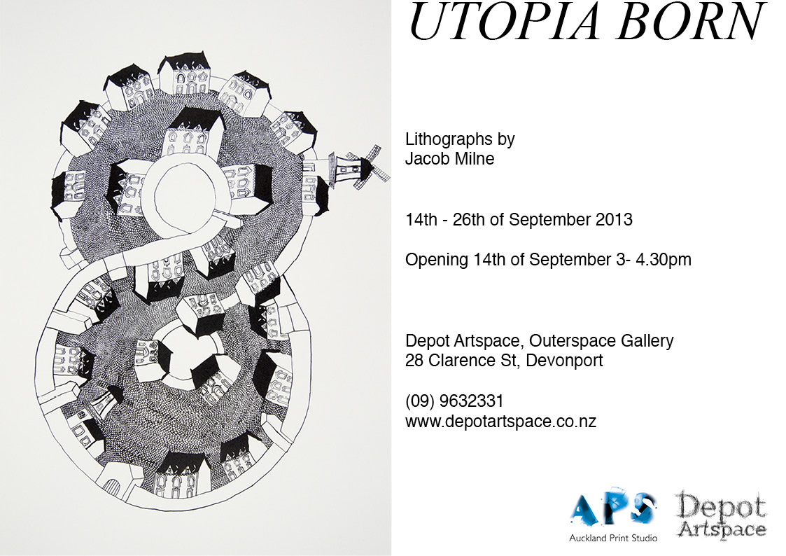 New Zealand Printmakers Jacob Milne, 1426Sept, Auckland