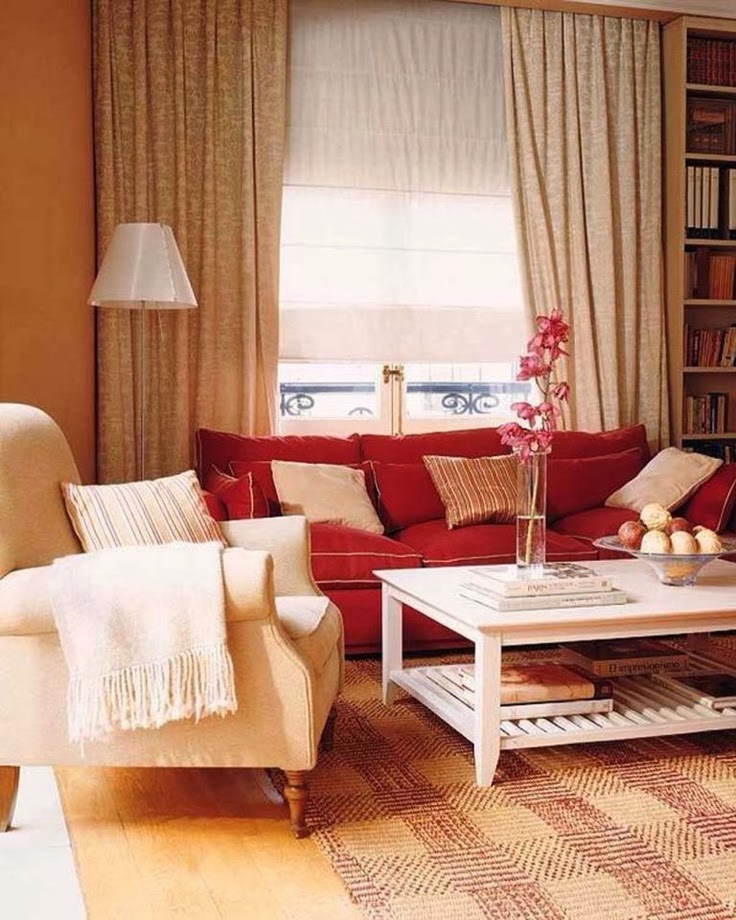 Interior colors combinations 1 Beige/Red