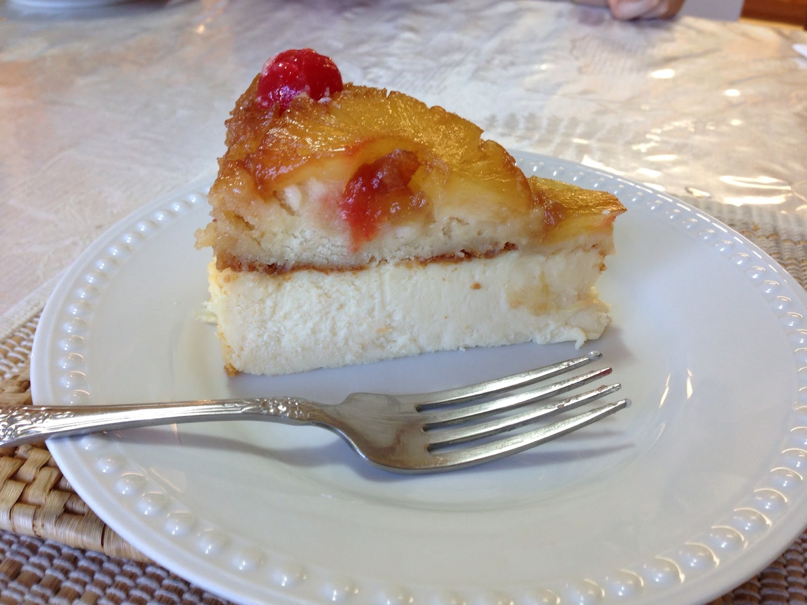Blog as you Bake Pineapple Upside Down Cheesecake