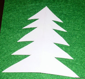 sapins en feutrine pour Noël