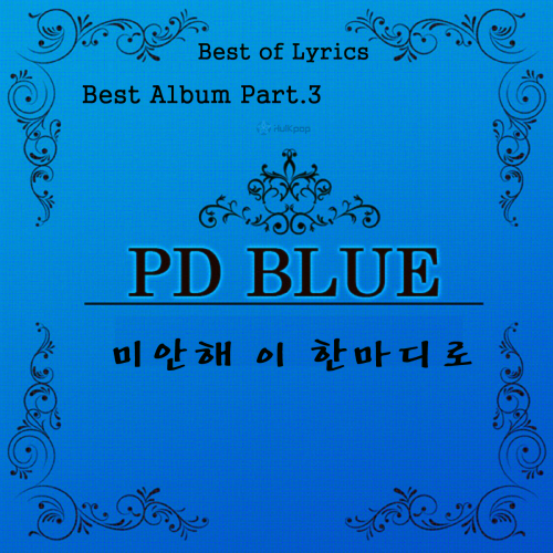 PD Blue – 미안해 이 한마디로 [Best of Lyrics]