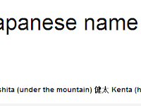 Nama Jepangmu