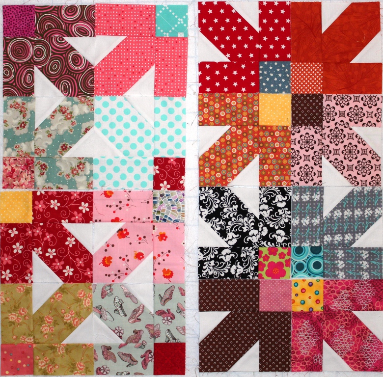 happy scrap quilt block swap