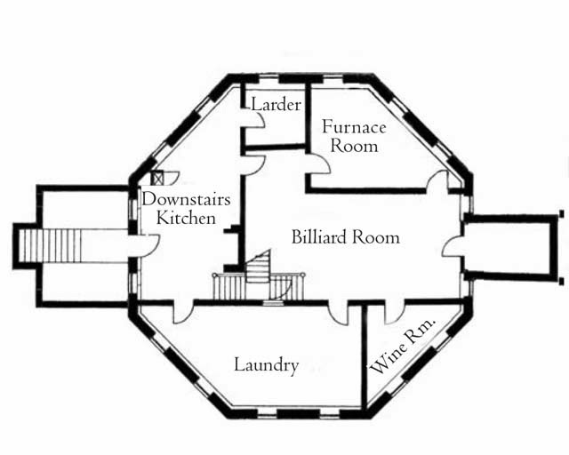 1930’s Mansion Floor Plan