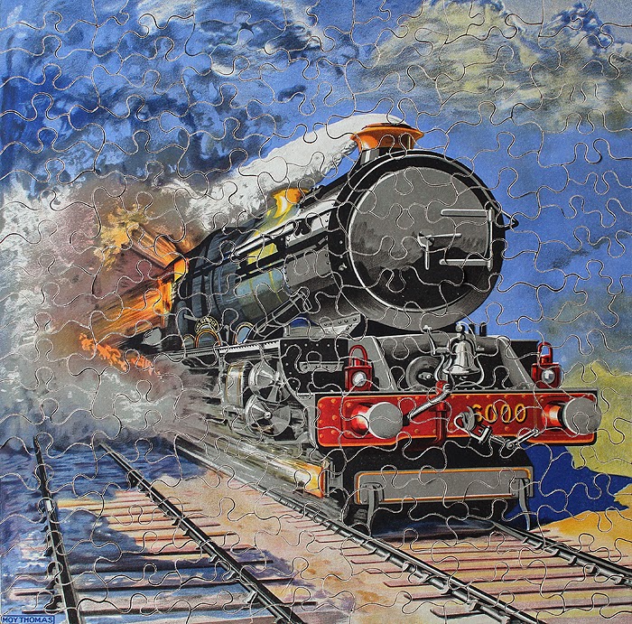 STEAM TRAINS AND JIGSAW PUZZLES Jigsaws showing GWR