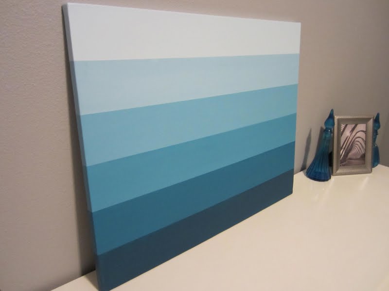 Little House on the Corner DIY "Ombre" Canvas Artwork ScotchBlue