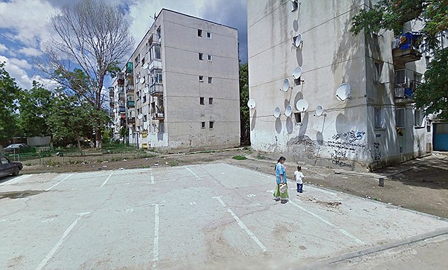 Ferentari, di Bucharest, Romania Terasing dari pembangunan