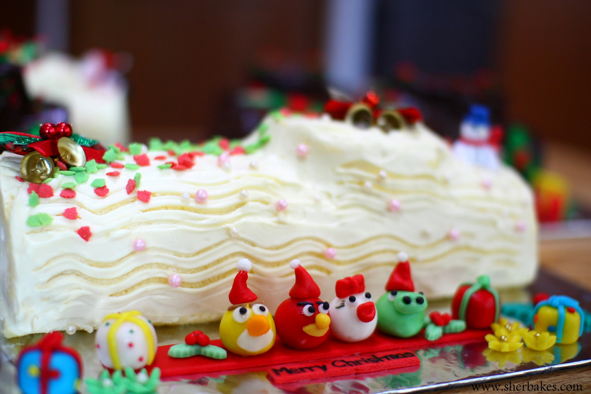 christmas logcakes