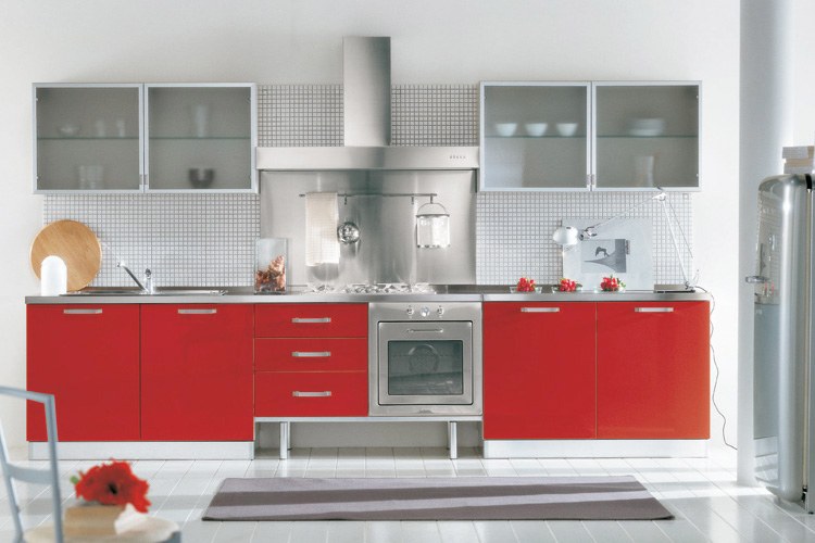 make your life colorful WOW....MINIMALIS LUXURY RED KITCHENS