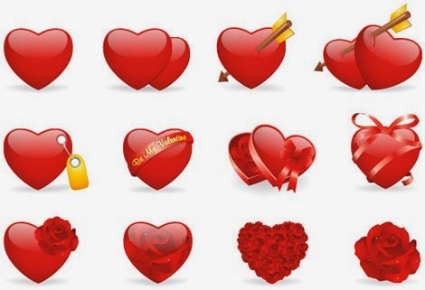 Valentine Love Icon Set Valentine Love Icon Set