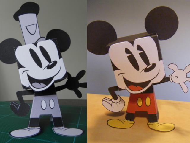 Mickey Papercraft