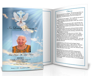 diy funeral programs printing