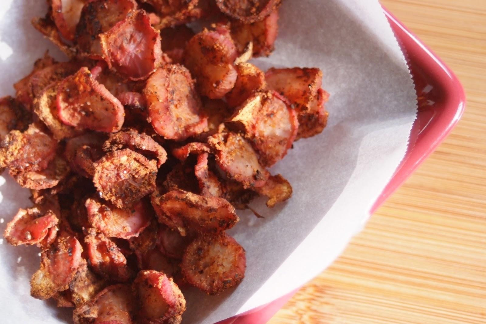 Mommy Made From Scratch Spicy Baked Radish Chips