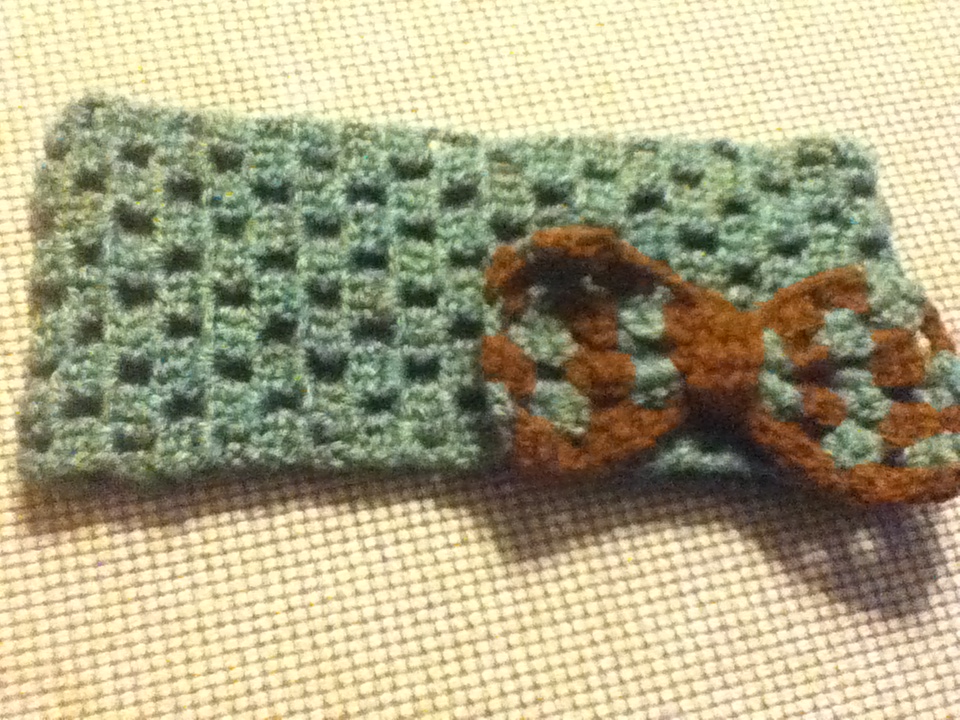 Mauv is Crafty Granny Square Crochet Headband