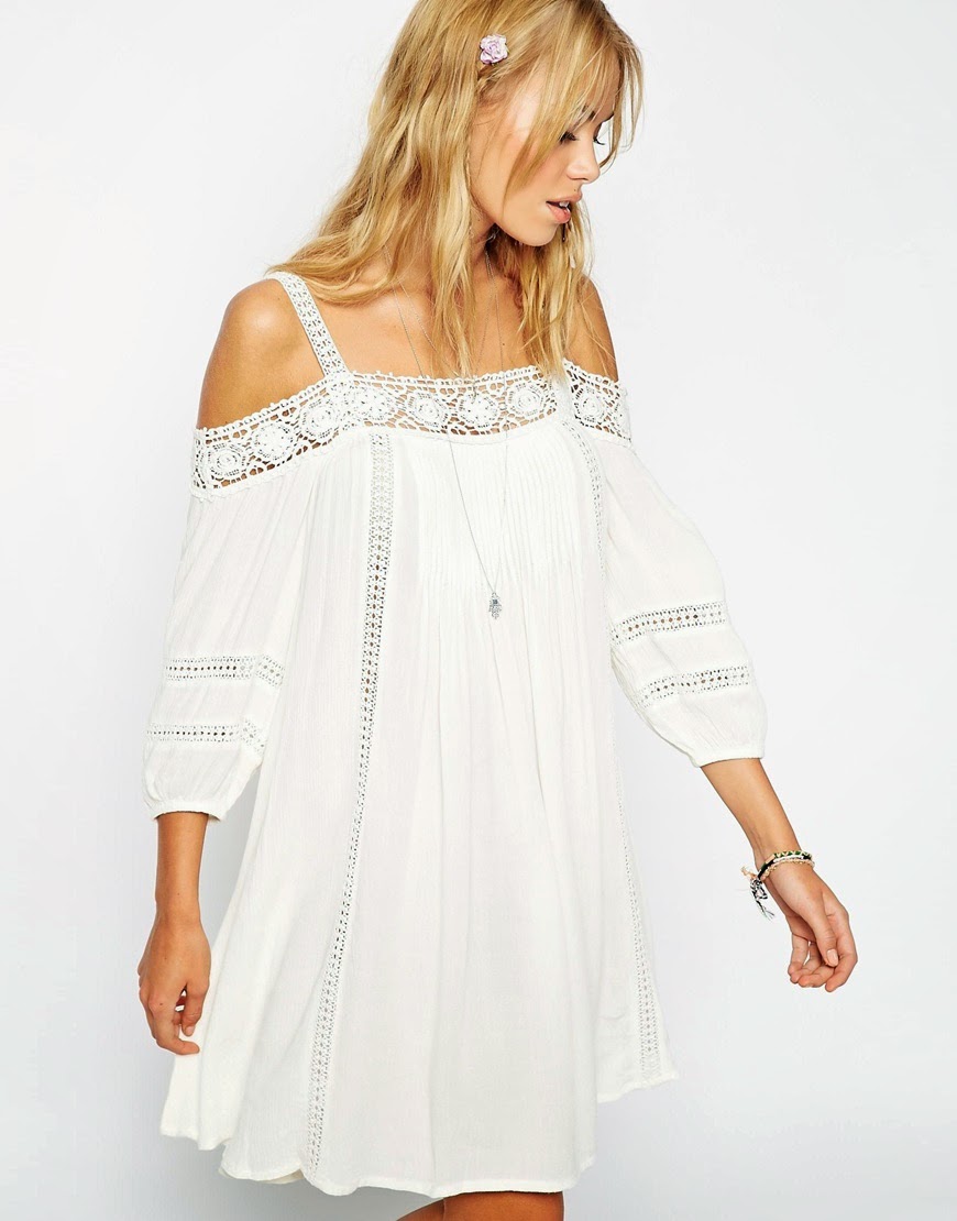 Avenue 57 Cream Lace Dresses